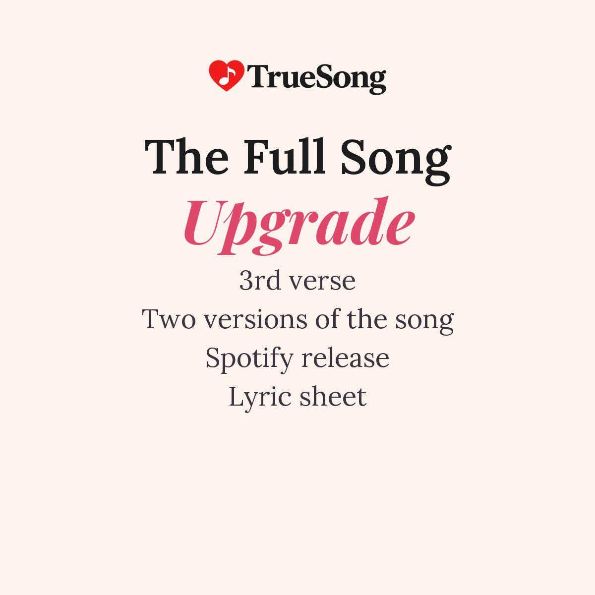 The Full Song Upgrade